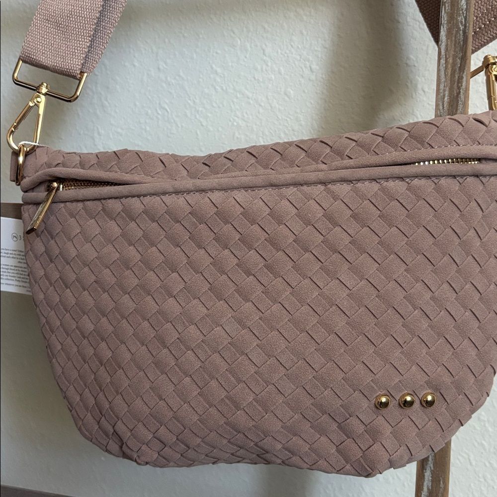Pretty Simple Westlyn Bum Bag -Suede Dusty Primrose - Picture 5 of 5